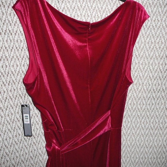 Red Velvet Holiday Dress 18 NWT - Picture 8 of 12